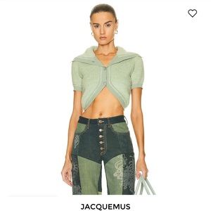 JACQUEMUS Le Cardigan Campana - Green